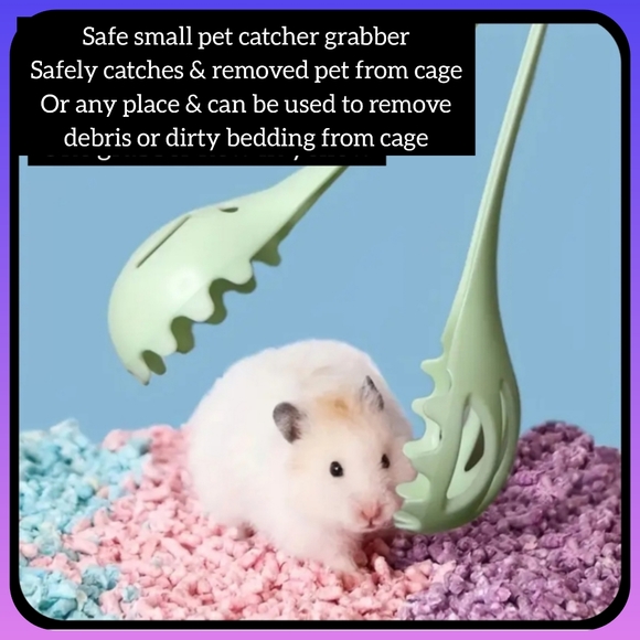 Small pet, hamster, mouse bundle hamster carrier, bed, water bottle & grabber - Picture 2 of 12